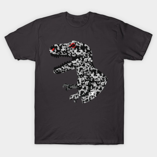 military dinosaur T-Shirt by justduick